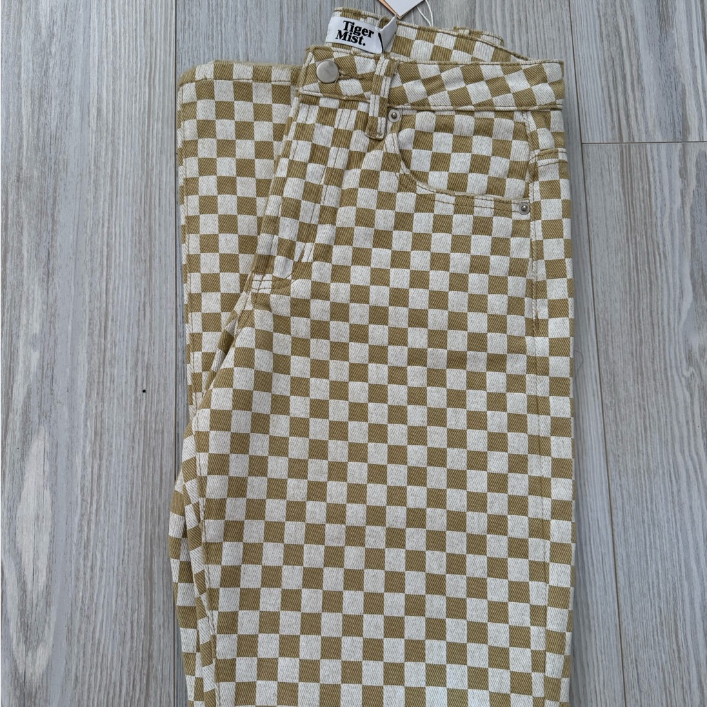 Brand New Tiger Mist Australia Brand Checkered Pants